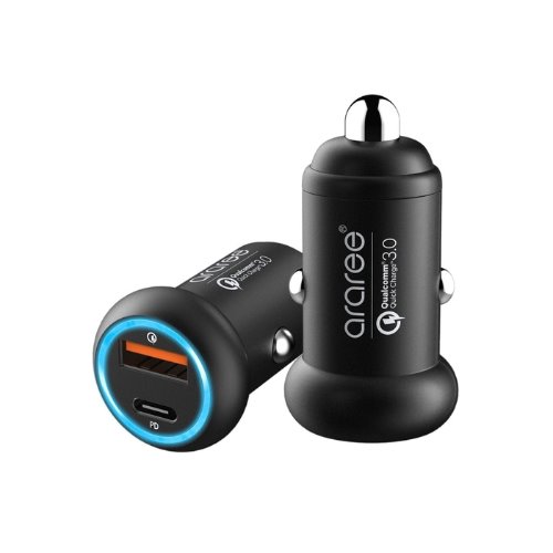 아라리 퀵차지 3.0 USB C타입 듀얼 차량용 고속 충전기
